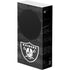 NFL Las Vegas Raiders Black & White Xbox Series S Console Skin